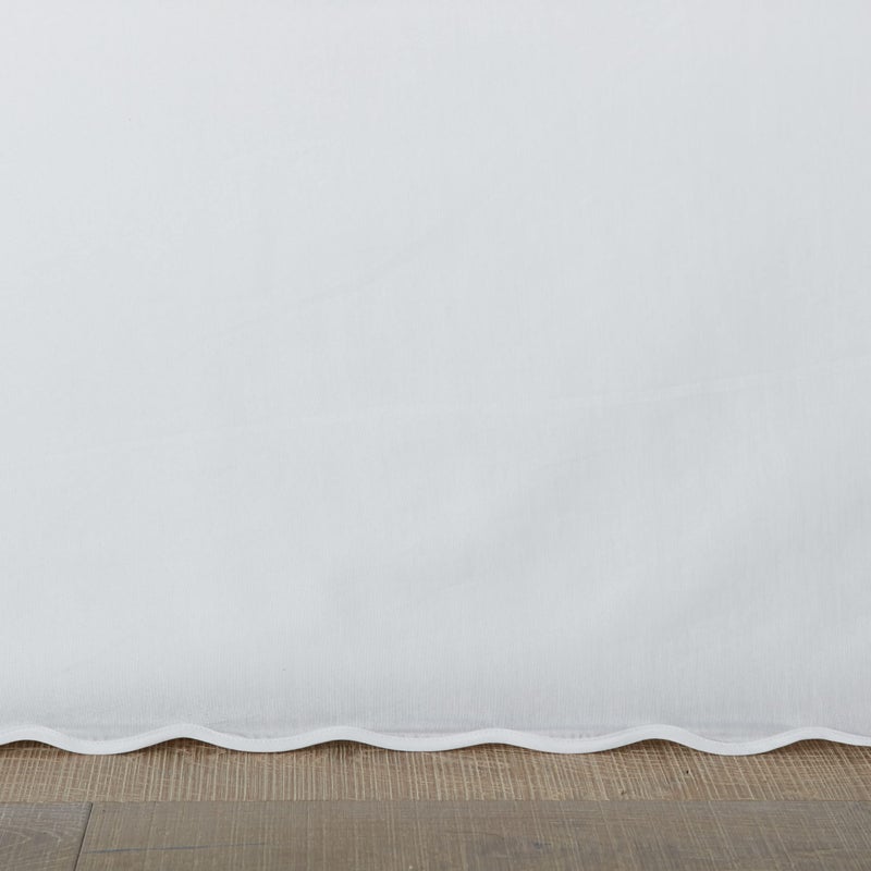 Stone Cottage - Queen Bedskirt, Cotton Tailored Bedskirt with Split Corners, Oeko-Tex Certified (Solid White) - Image 4